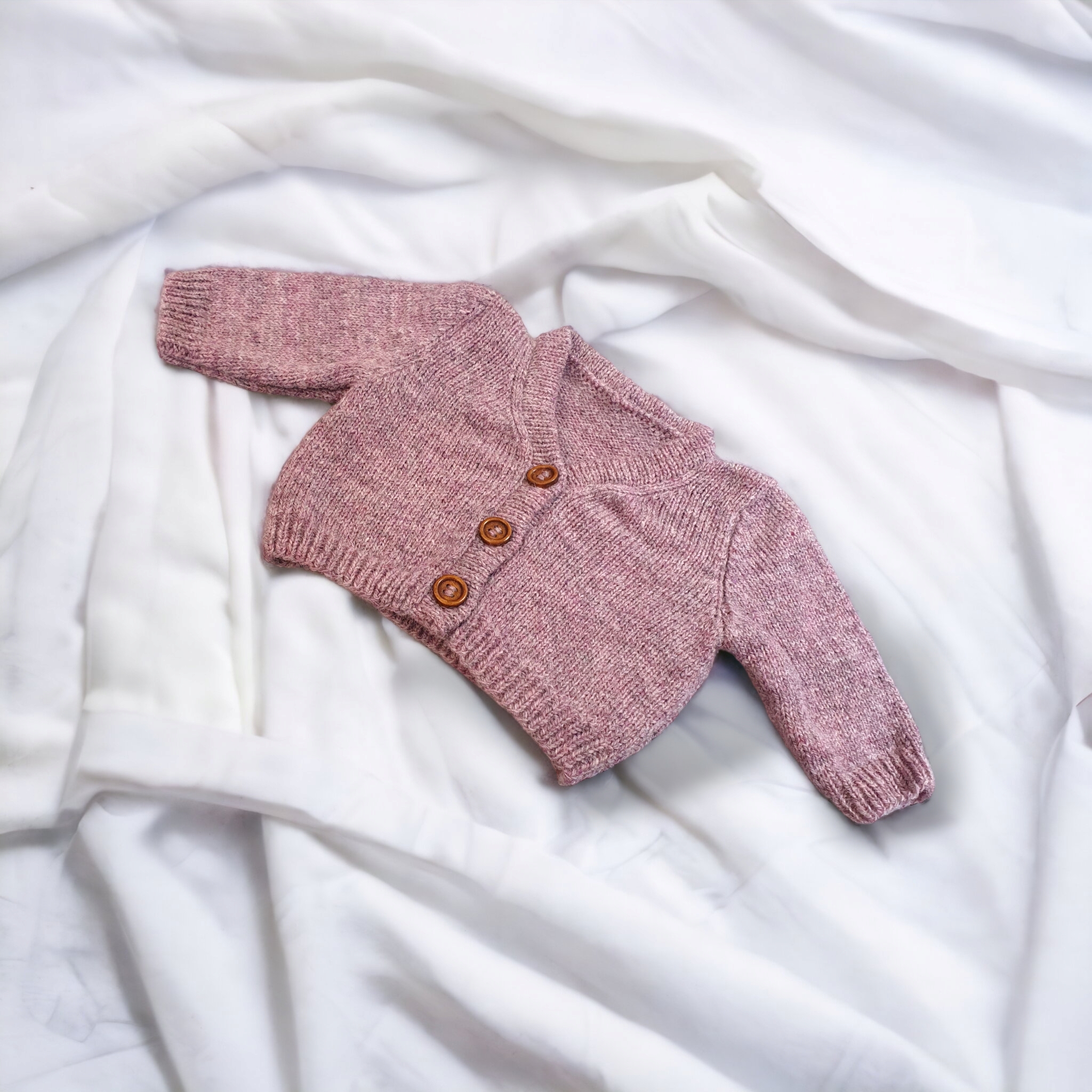 Baby Jacket in pure Shetland wool Alba Craft